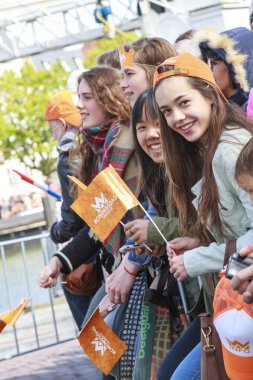 Kalabalığın içinde heyecan