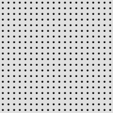 Beyaz arka plan ile delikli desen