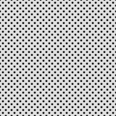 Beyaz arka plan ile delikli desen