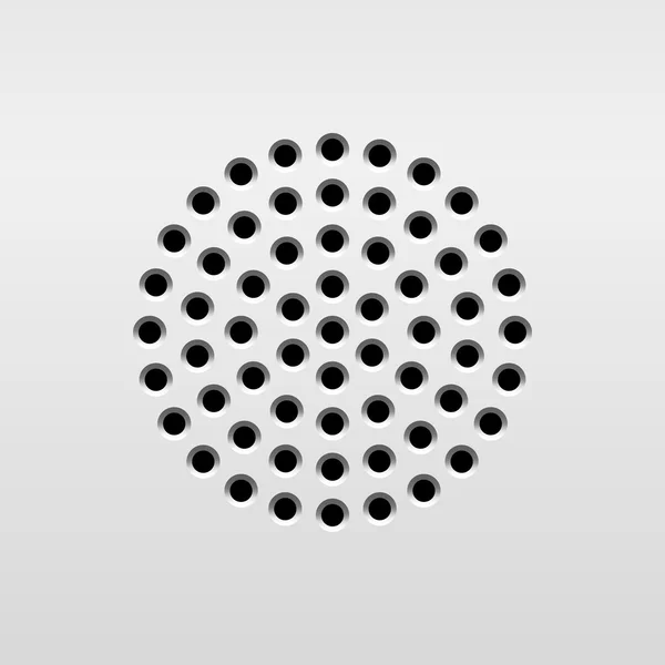 Haut-parleur audio abstrait — Image vectorielle