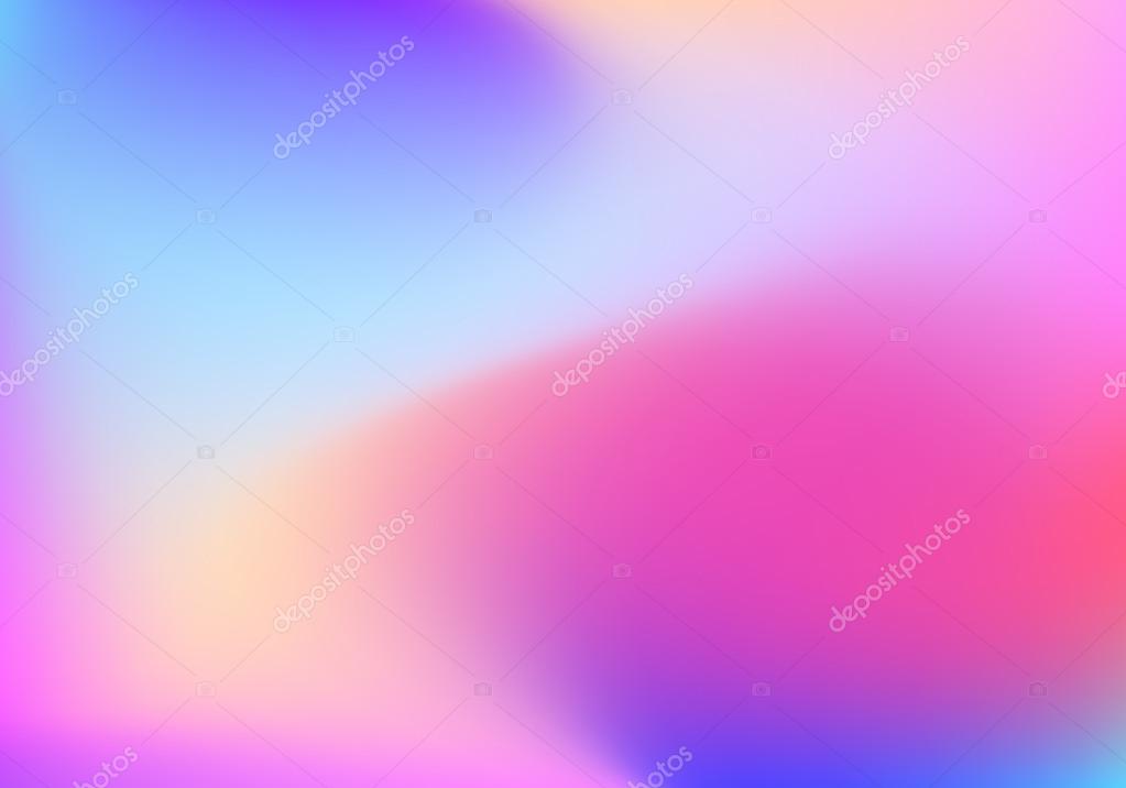 Abstract blur gradient background with trend pastel pink, purple, violet, yellow and blue colors for deign concepts, wallpapers, web, presentations and prints. Vector illustration.