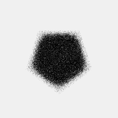 Siyah tasarlamak teknoloji geometrik rozeti