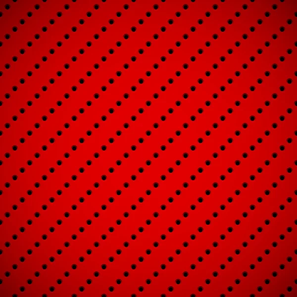 Fond rouge avec motif perforé — Image vectorielle