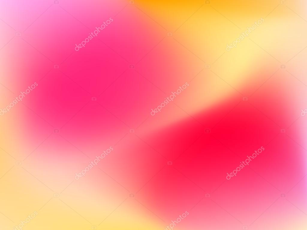 Abstract horizontal blur gradient background with trend pastel pink, purple, violet and yellow colors for deign concepts, wallpapers, web, presentations and prints. Vector illustration.
