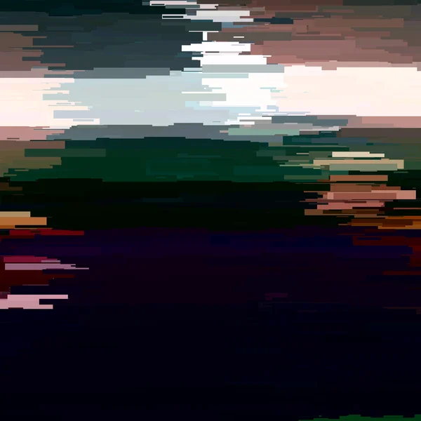 Fond abstrait avec effet glitch — Image vectorielle