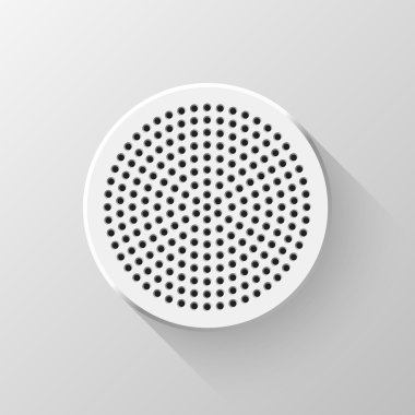 Soyut teknoloji daire Metal rozeti