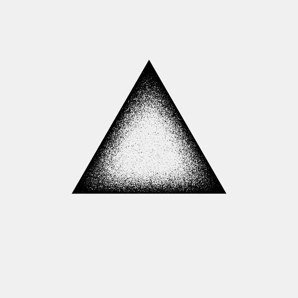 Insignia de triángulo abstracto — Vector de stock