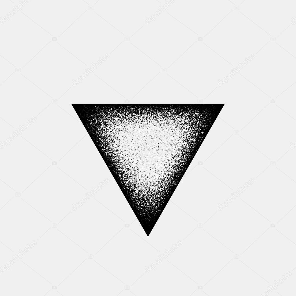 Abstract Triangle Badge