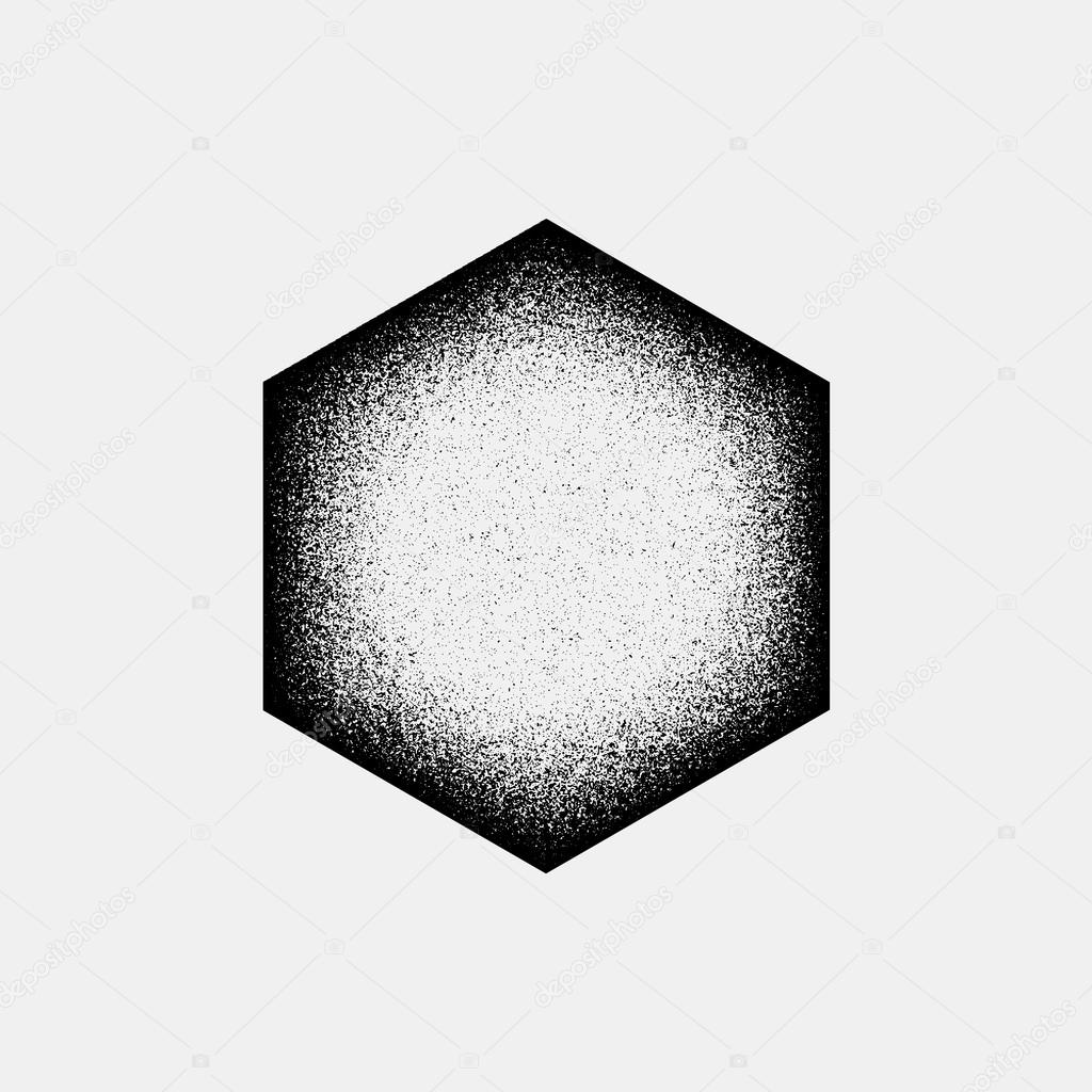 Abstract Polygon Badge