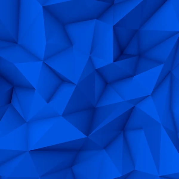 Bleu abstrait fond polygonal — Image vectorielle