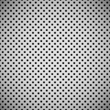 Beyaz arka plan ile delikli desen