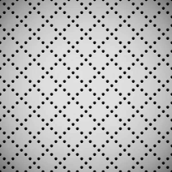 Fond blanc avec motif perforé — Image vectorielle