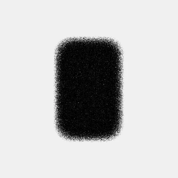 Black Abstract Square Badge — Vector de stoc