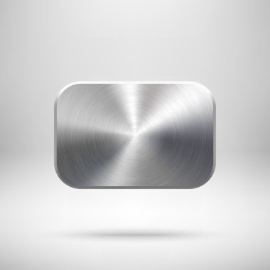 Soyut kare düğme şablonu