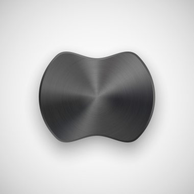 siyah soyut rozet şablonu