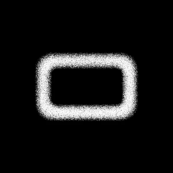 Insignia cuadrada abstracta blanca — Vector de stock