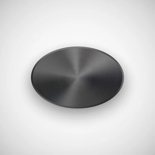 Modèle d'insigne abstrait noir — Image vectorielle