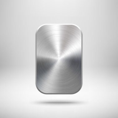 Soyut dikdörtgen düğme şablonu