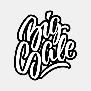 Rozet yazı beyaz büyük satış hat