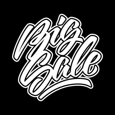 Rozet yazı beyaz büyük satış hat