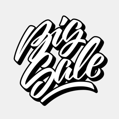 Rozet yazı beyaz büyük satış hat