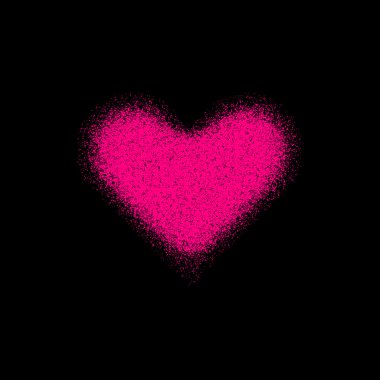 Tahıl doku pembe soyut kalp işareti