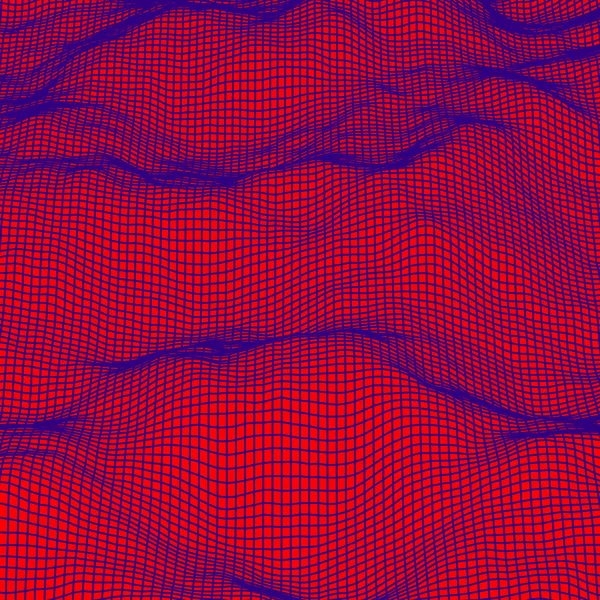 Fondo poligonal abstracto rojo — Vector de stock