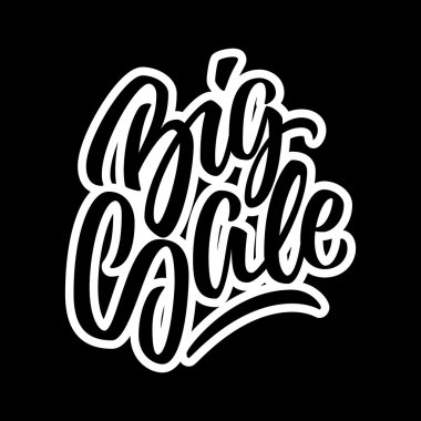 Rozet harflerle siyah büyük Satılık hat