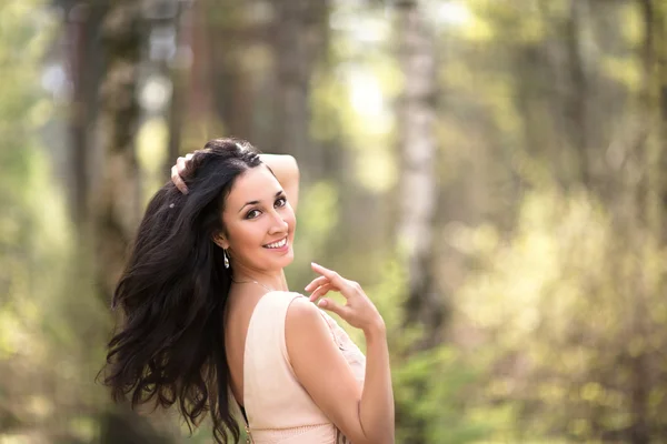 Zomer vrouw. Fairy meisje — Stockfoto