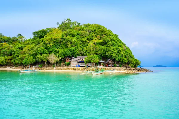 Isla Cayoya También Conocida Como Isla Exótica Port Barton Bay — Foto de Stock