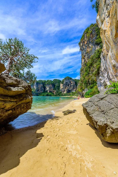 Tonsai Beach Minutes Walk Railay Beach Nang Paradise Coast Scenery — Stock Photo, Image