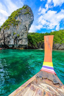 Nui Plajı Cennet Koyu - Koh Phi Phi Don Adası Krabi, Tayland - Tropikal seyahat noktası