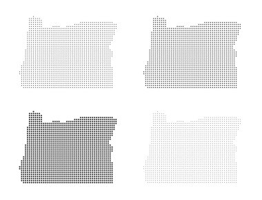 (Yuvarlak Oregon State Mozaik)