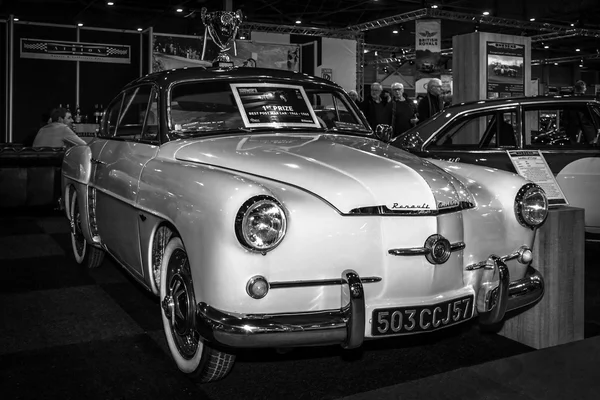 Vintage car Renault 4 cv Autobleu coupe, 1956 — Stock Photo, Image