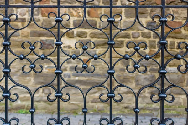 Beautiful wrought iron fence — Stock Photo, Image