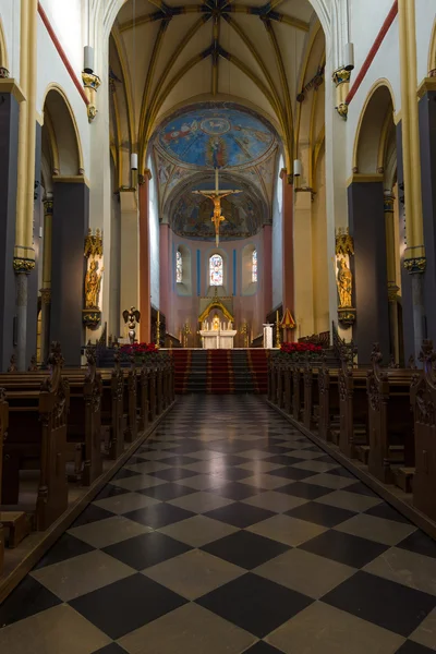 St. Servatius Bazilikası iç. — Stok fotoğraf