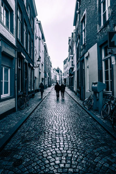 Old streets in the historic center — Stock Photo, Image