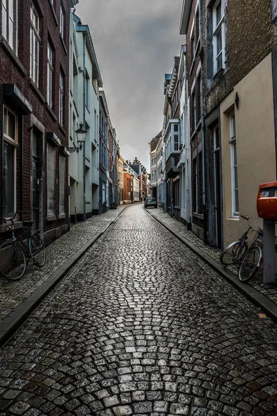 Oude straatjes in het centrum — Stockfoto