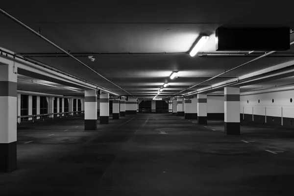 Modern indoor parking — Stock Photo, Image