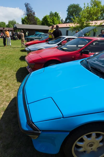 PAAREN IM GLIEN, GERMANY - MAY 19: The Matra Murena - a 3-seat single row sports car, "The oldtimer show" in MAFZ, May 19, 2013 in Paaren im Glien, Germany — Stock Photo, Image