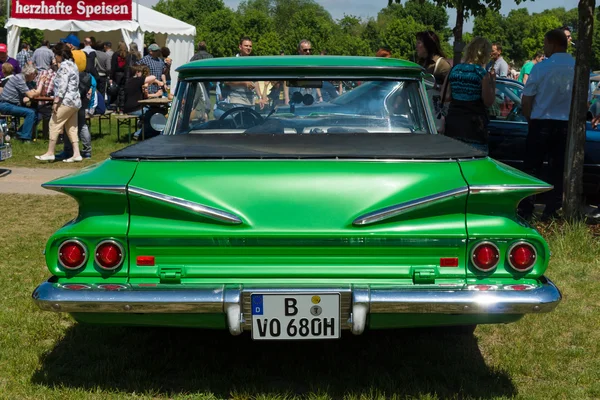 PAAREN IM GLIEN, GERMANY - MAY 19: Chevrolet El Camino - a coupe utility vehicle, rear view, "The oldtimer show" in MAFZ, May 19, 2013 in Paaren im Glien, Germany — Stock Photo, Image