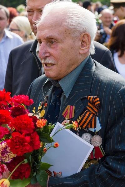 Victory Day (9 May) in Treptower Park. Berlin, Germany — Stock Photo, Image