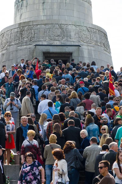 Giorno della Vittoria (9 maggio) a Treptower Park. Berlino, Germania — Foto Stock