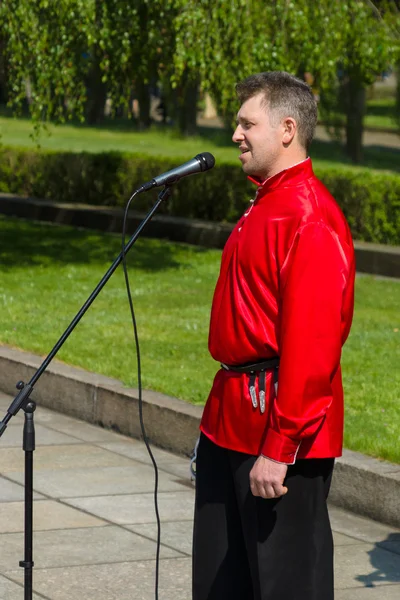 Victory Day (9 May) in Treptower Park. Berlin, Germany — Stock Photo, Image