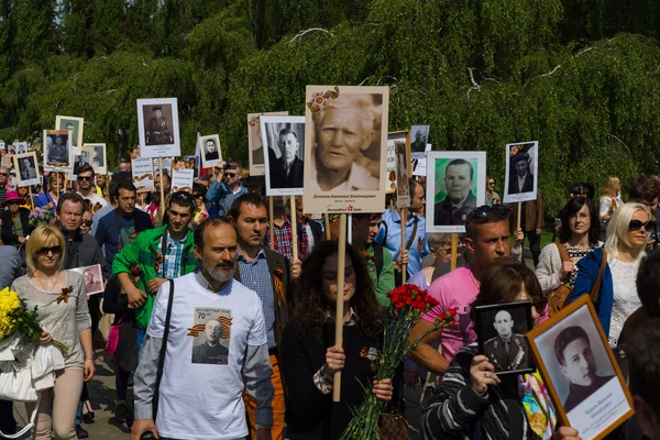 Giorno della Vittoria (9 maggio) a Treptower Park. Berlino, Germania — Foto Stock