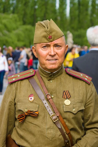 Victory Day (9 May) in Treptower Park. Berlin, Germany — Stock Photo, Image