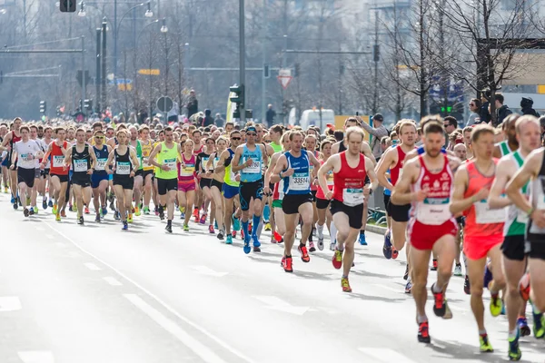 La mezza maratona annuale di Berlino — Foto Stock