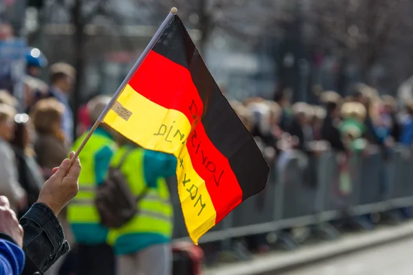 La mezza maratona annuale di Berlino — Foto Stock