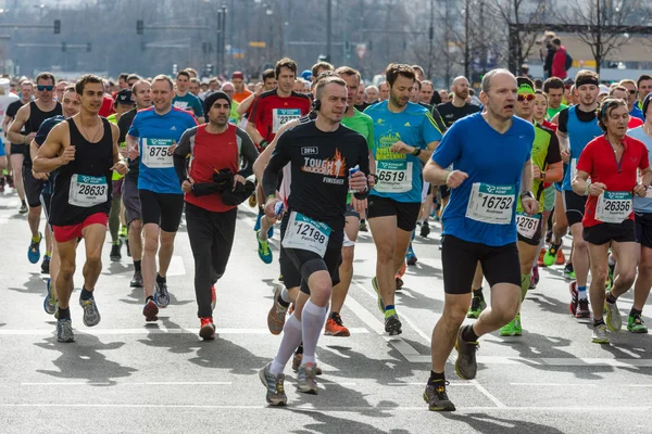 La mezza maratona annuale di Berlino — Foto Stock