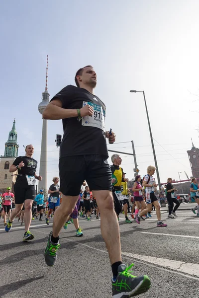 每年的柏林半程马拉松 — 图库照片